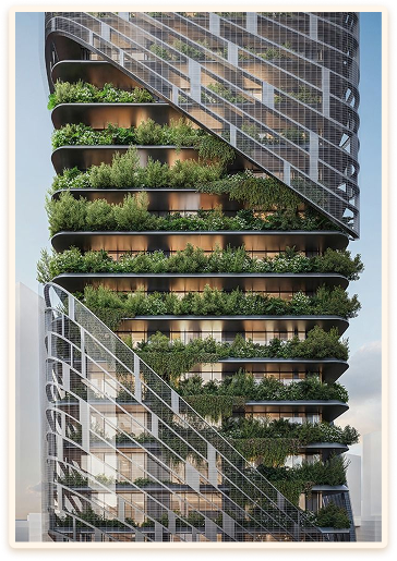 Garden terrace living